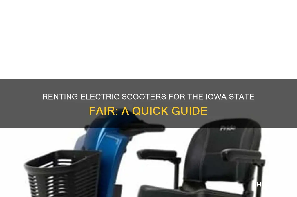 how to rent electric scooter for iowa state fair