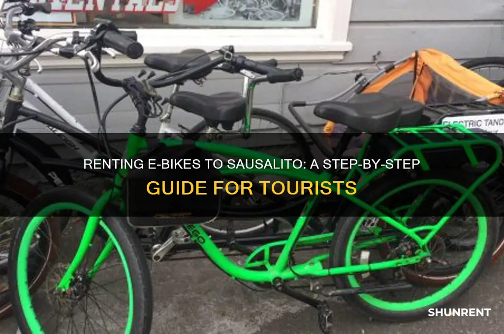how to rent electronic bikes to sasaulito