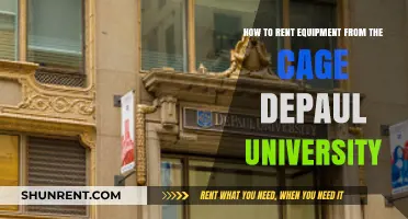 Renting Equipment from DePaul University's Cage: A Step-by-Step Guide