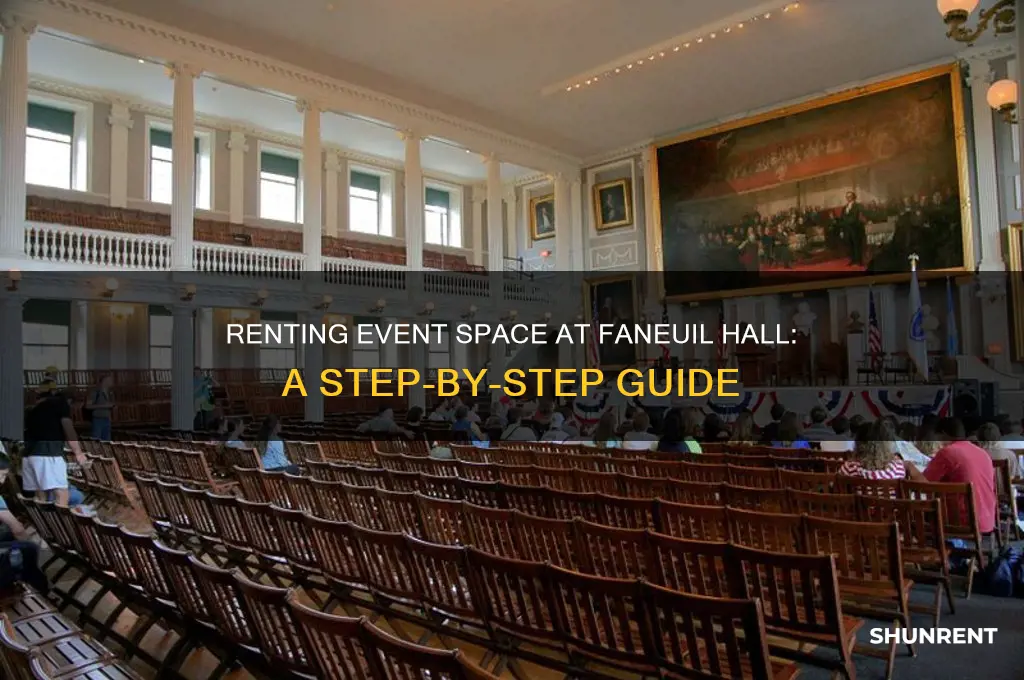how to rent event space at faneuil hall
