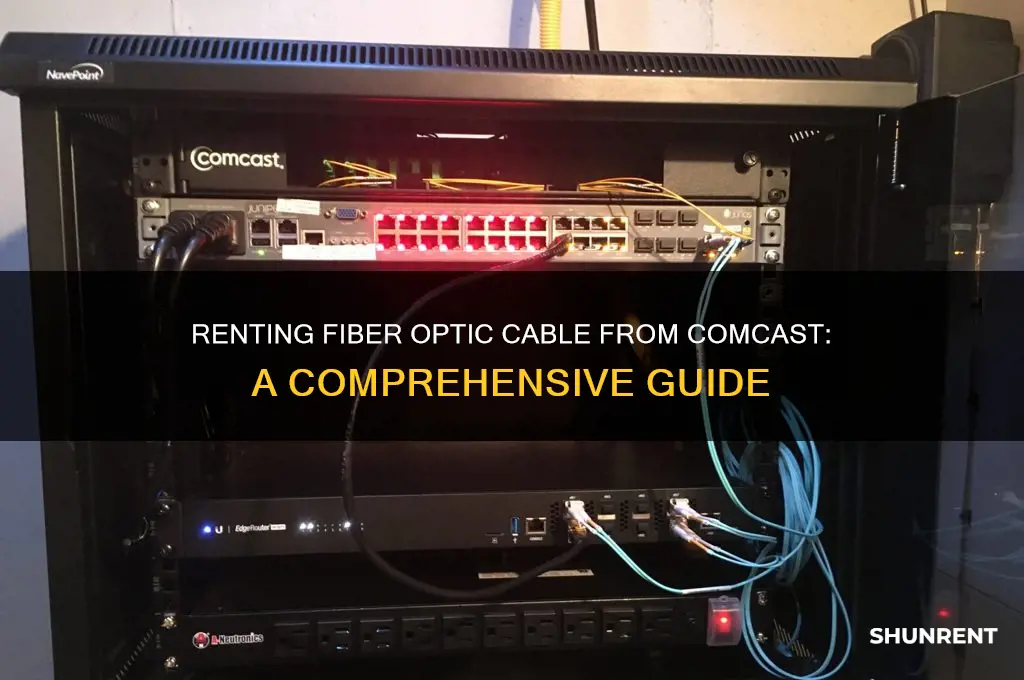 how to rent fiber optic fiber from comcast