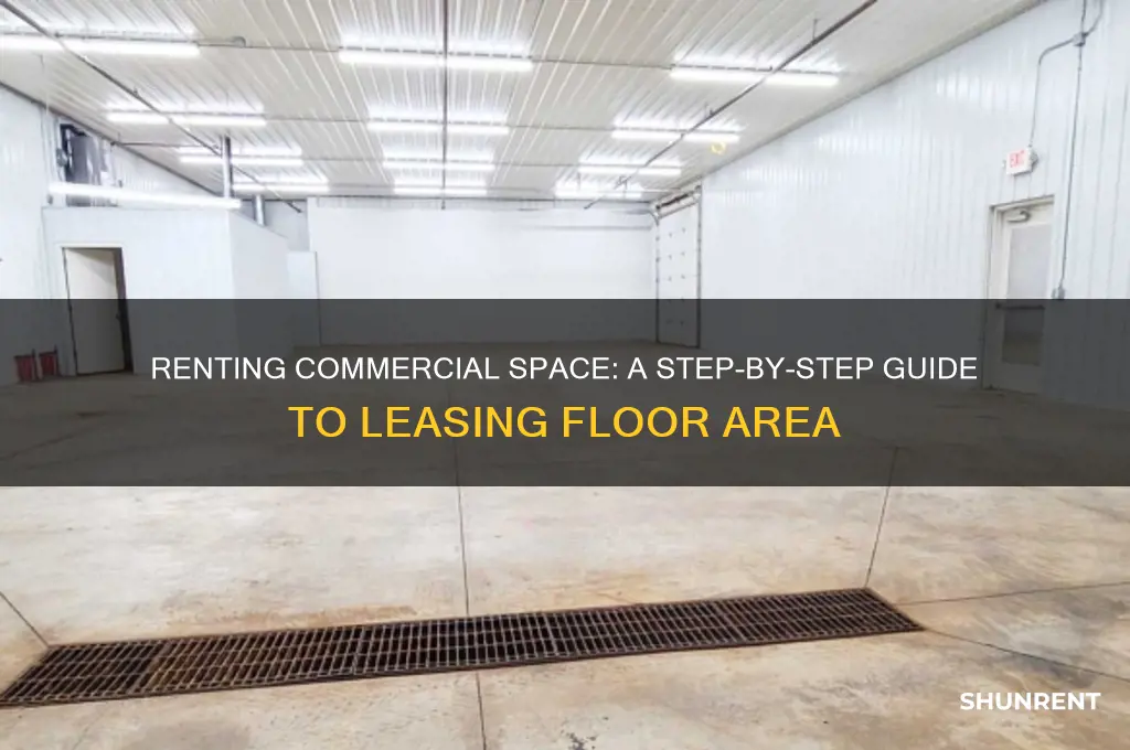 how to rent floor for commercial space