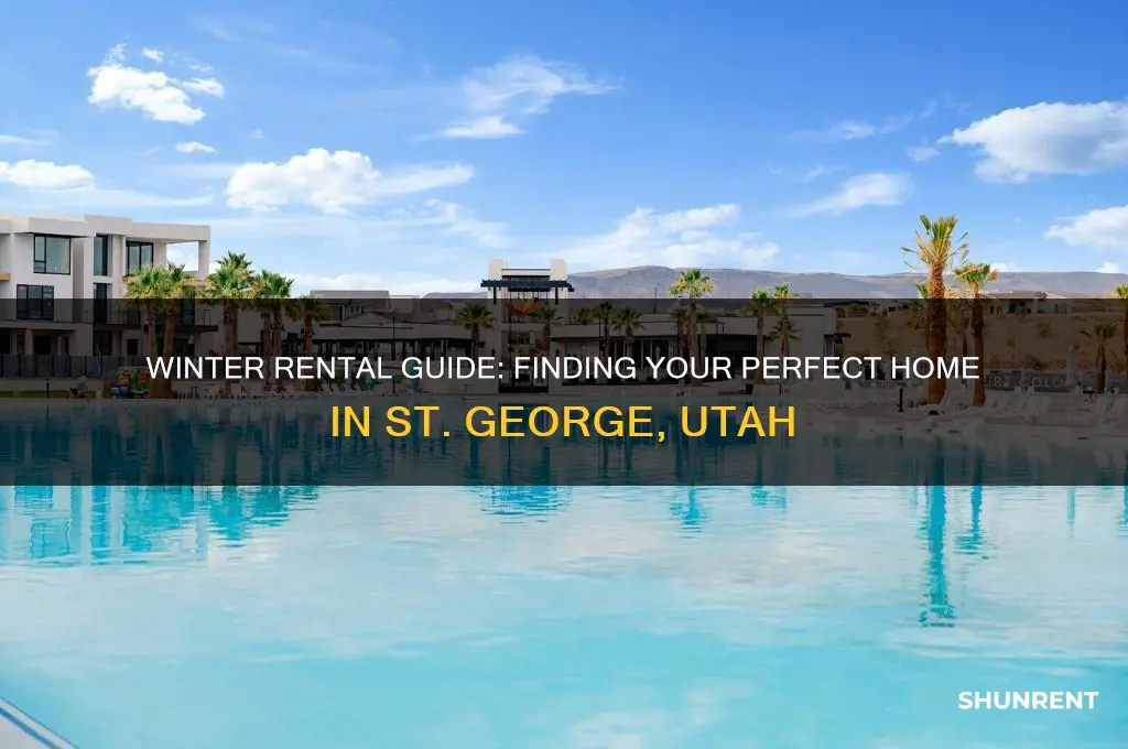 how to rent for winter in st george utah
