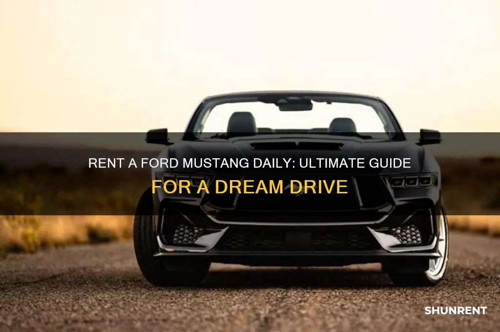 how to rent ford mustang for day