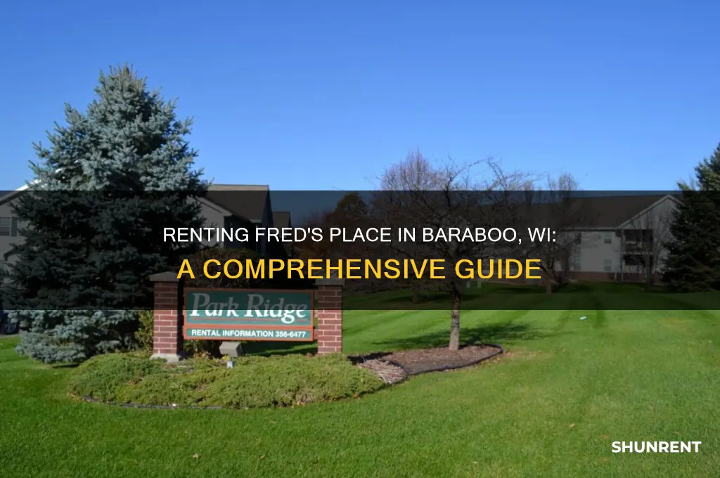 how to rent freds place baraboo wi