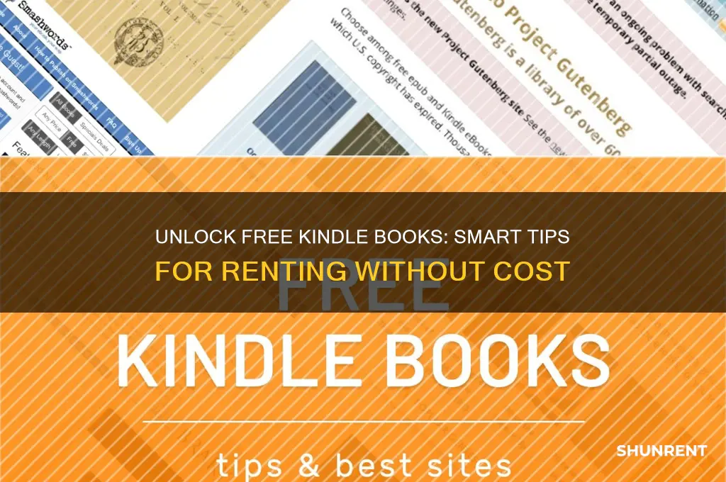 how to rent free books on kindle