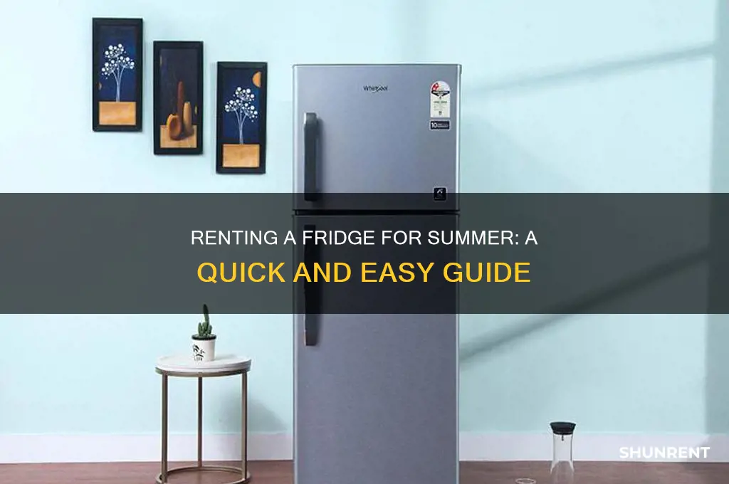 how to rent fridge for summer 1 nu
