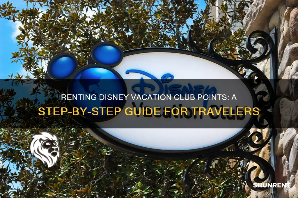 how to rent from a disney vacation club member