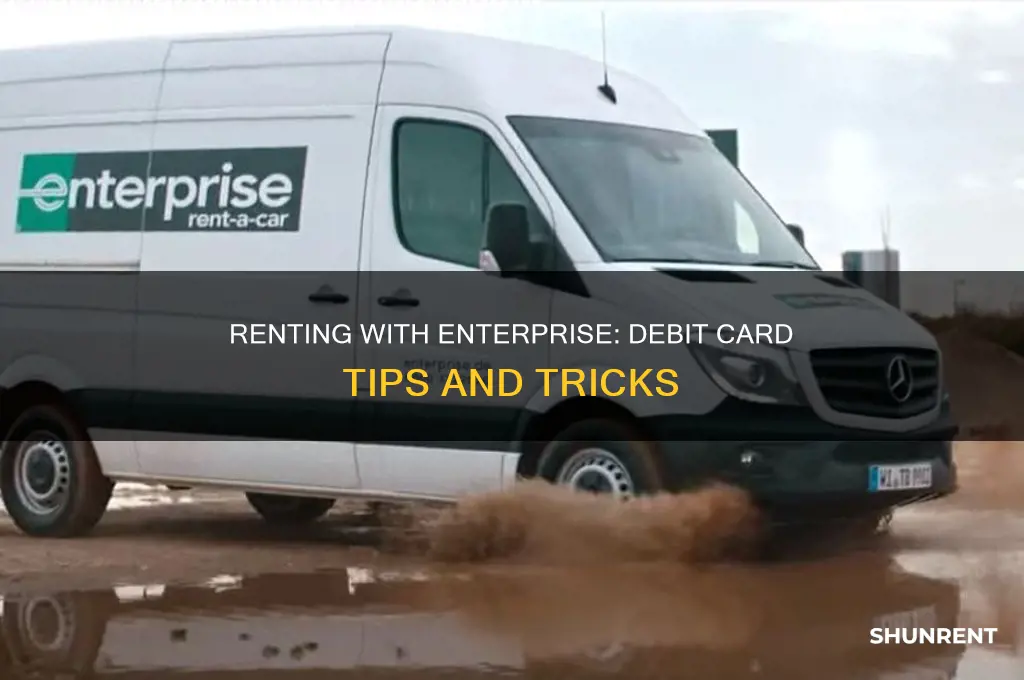 how to rent from enterprise with a debit card