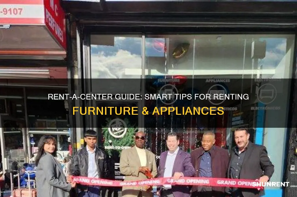how to rent from rent a center