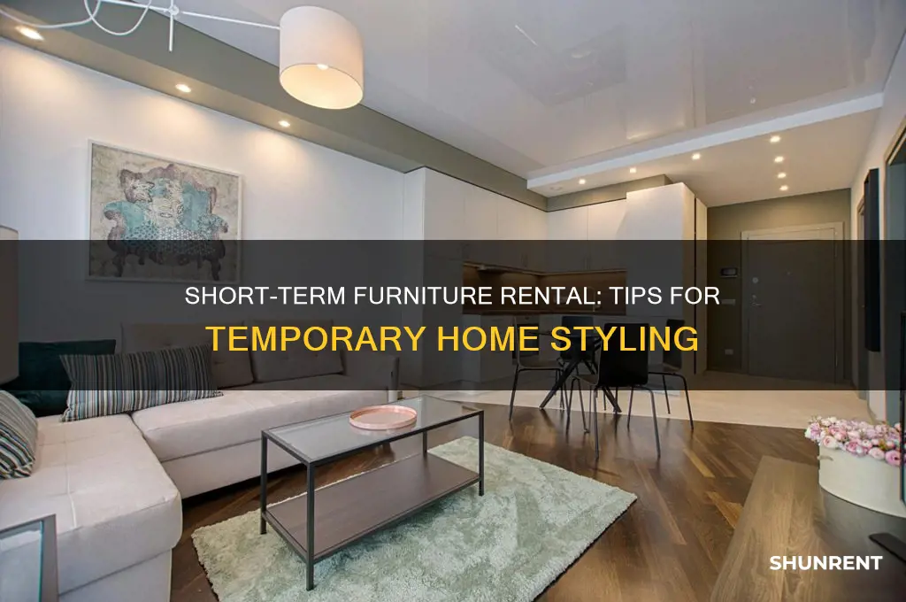 how to rent furniture for a few weeks