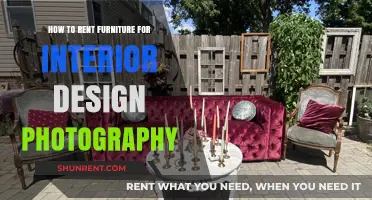 Renting Furniture for Stunning Interior Design Photography: A Complete Guide