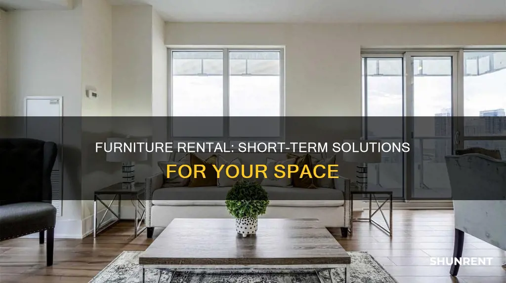 how to rent furniture for short-term use