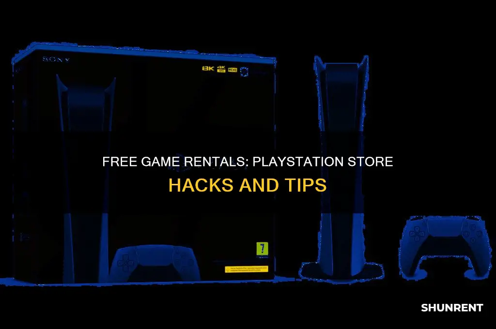 how to rent games off playstation store for free