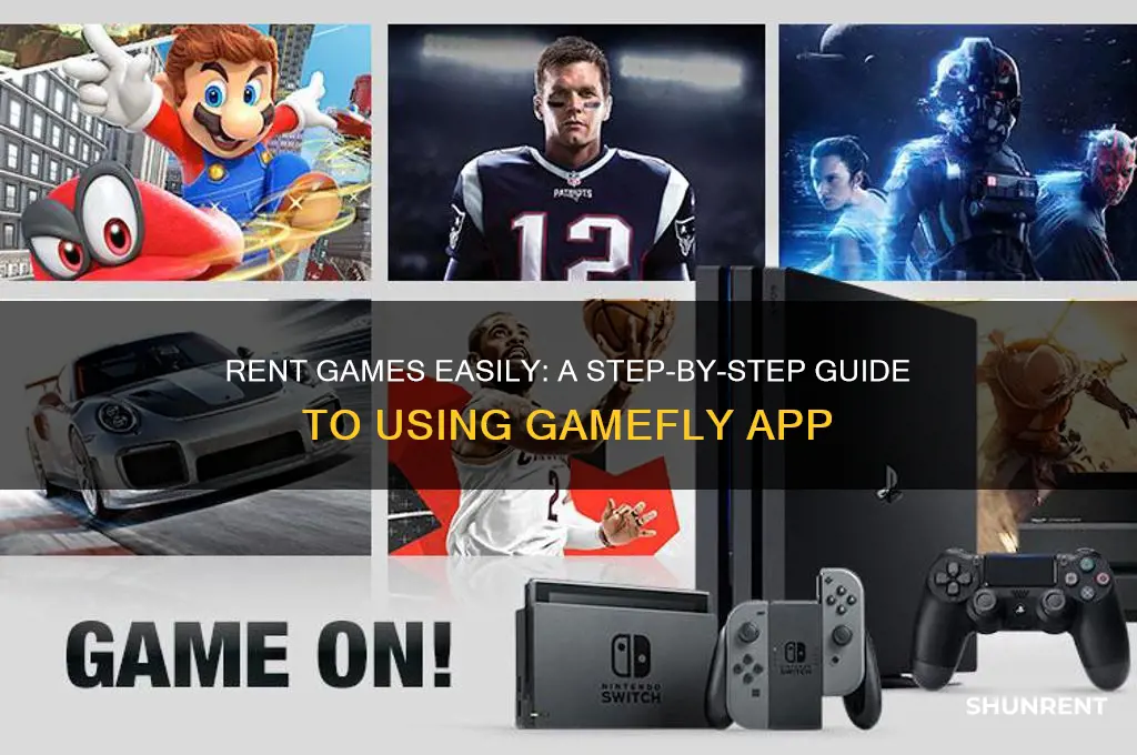 how to rent games on gamefly app