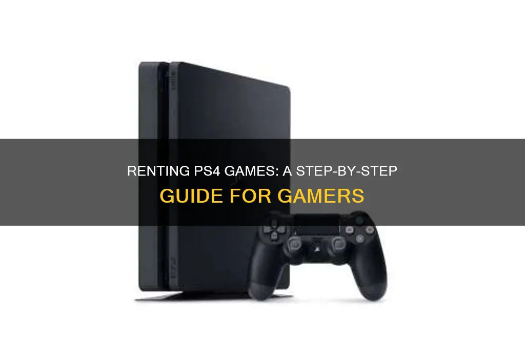 how to rent games on playstation 4