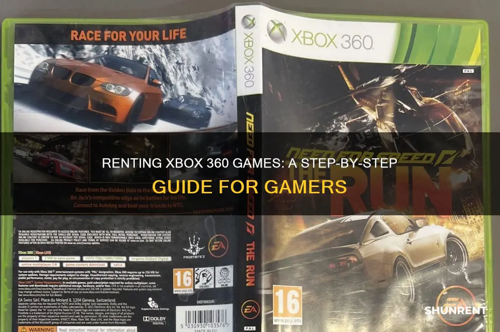 how to rent games on xbox 360