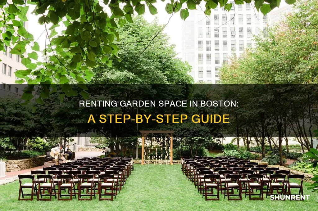 how to rent garden space in boston