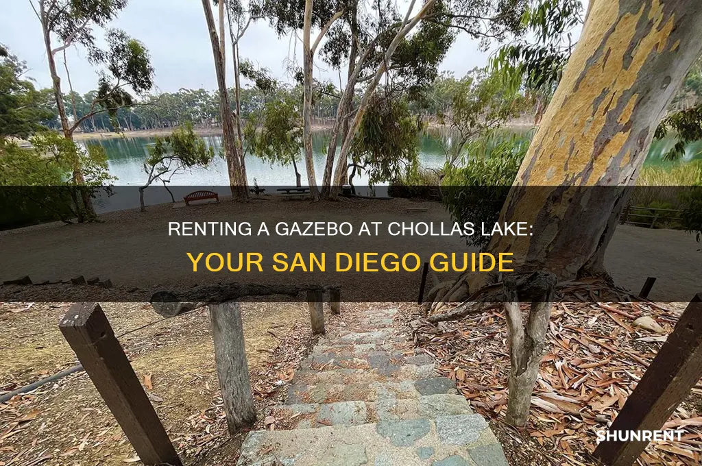 how to rent gazebo at chollas lake in san diego