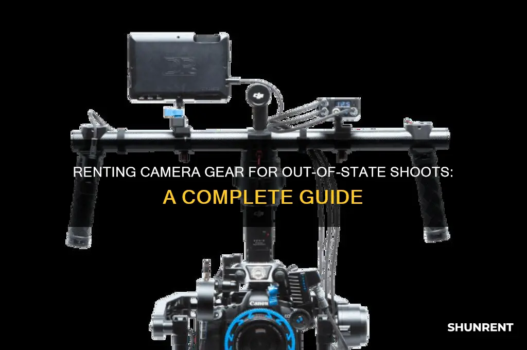 how to rent gear for a out of state shoot