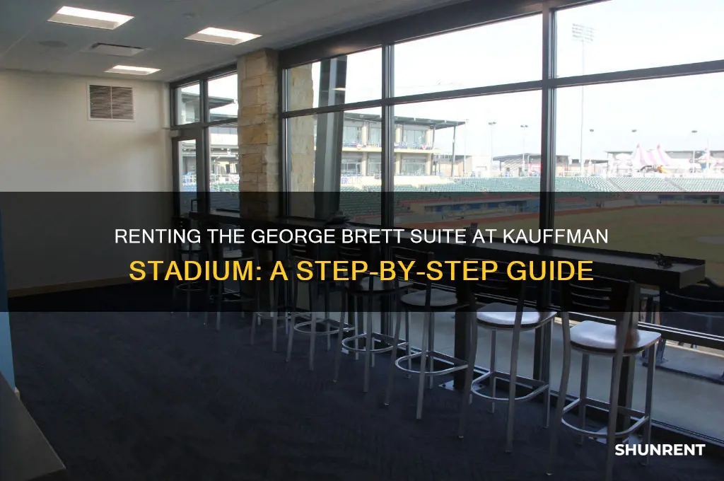how to rent george brett suite at royals stadium