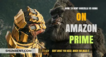 Rent Godzilla vs Kong on Amazon Prime: Easy Steps Guide