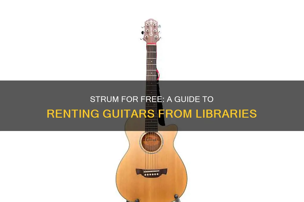 how to rent guitar from the library