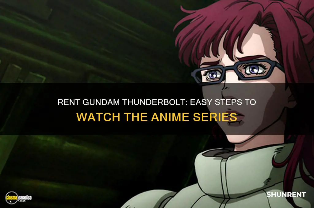 how to rent gundam thunderbolt to watch