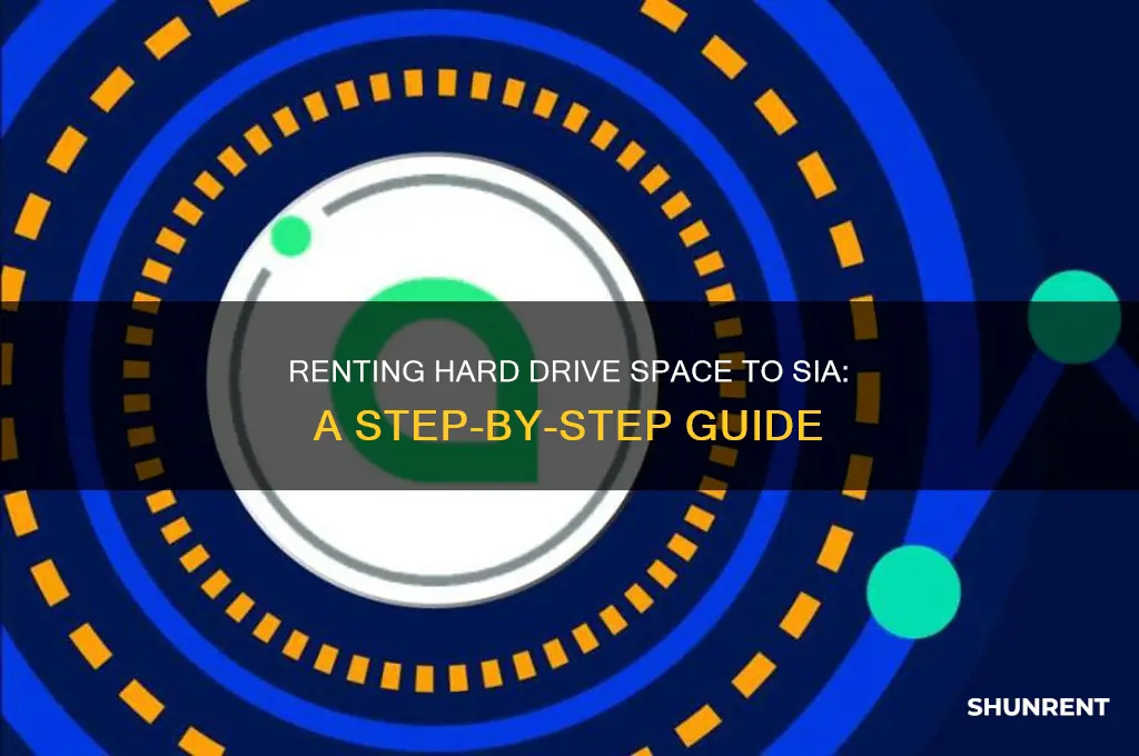 how to rent harddrive space to sia