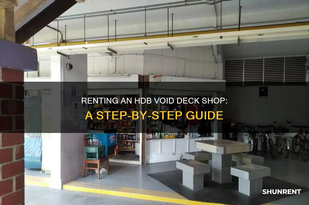how to rent hdb void deck shop