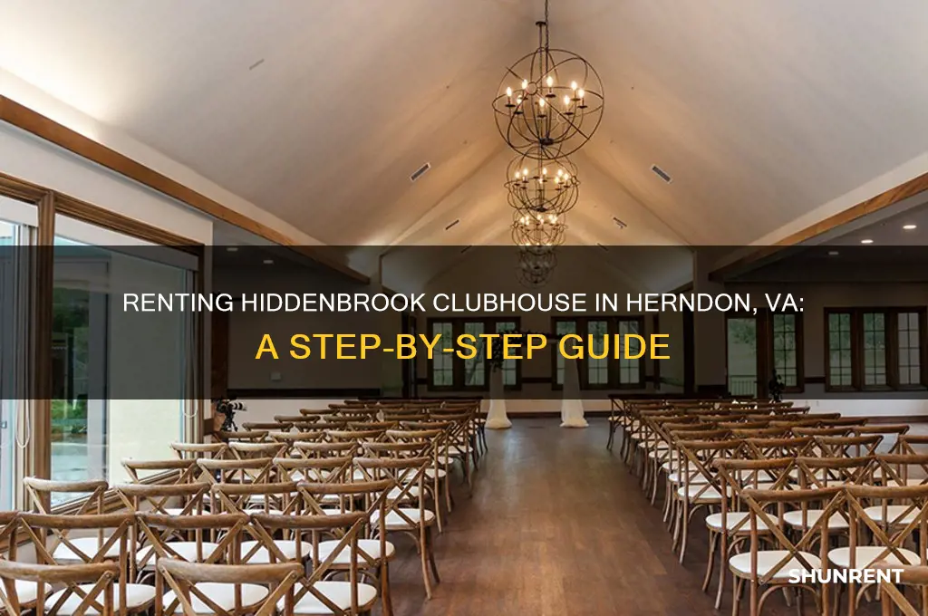 how to rent hiddenbrook clubhouse herndon va