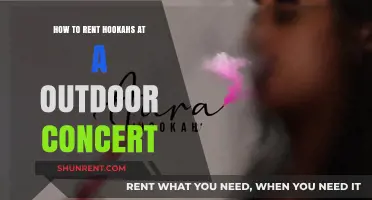 Renting Hookahs for Outdoor Concerts: Tips for a Smooth Experience