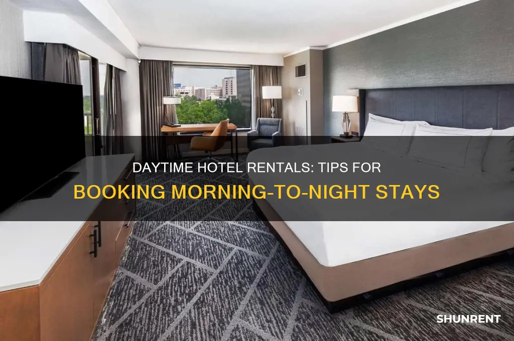 how to rent hotel from morning to night