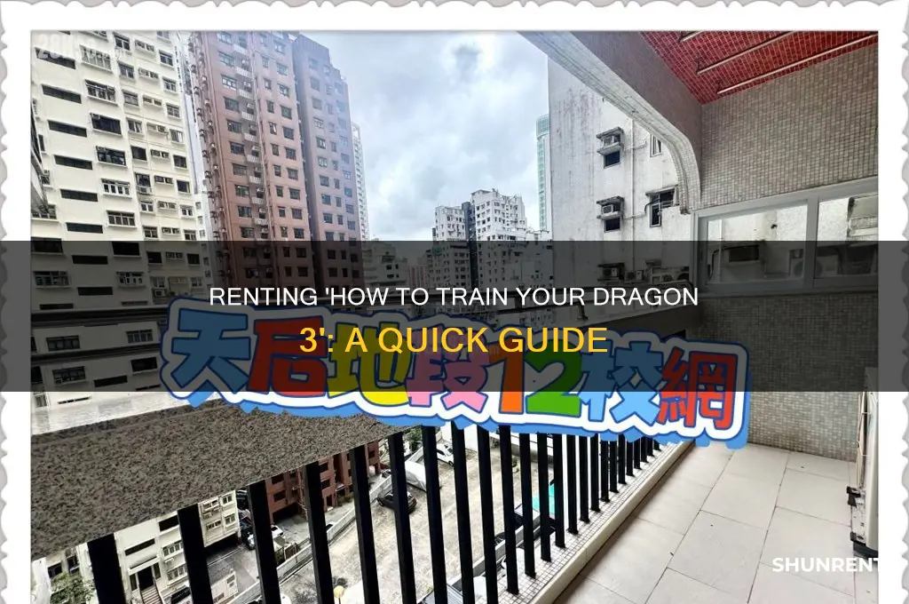 how to rent how to train your dragon 3