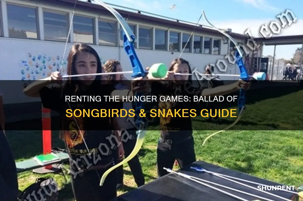 how to rent hunger games ballad of songbirds and snakes