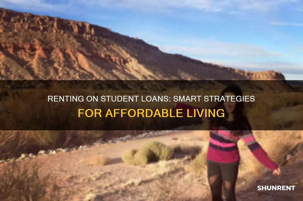 how to rent if my only income is student loans