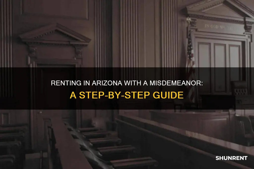 how to rent in az with misdemeanor