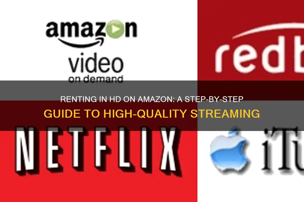 how to rent in hd on amazon