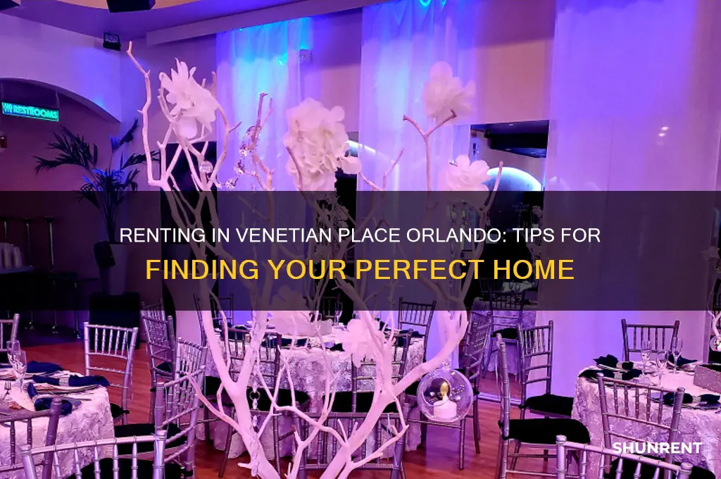 how to rent in venetian place orlando