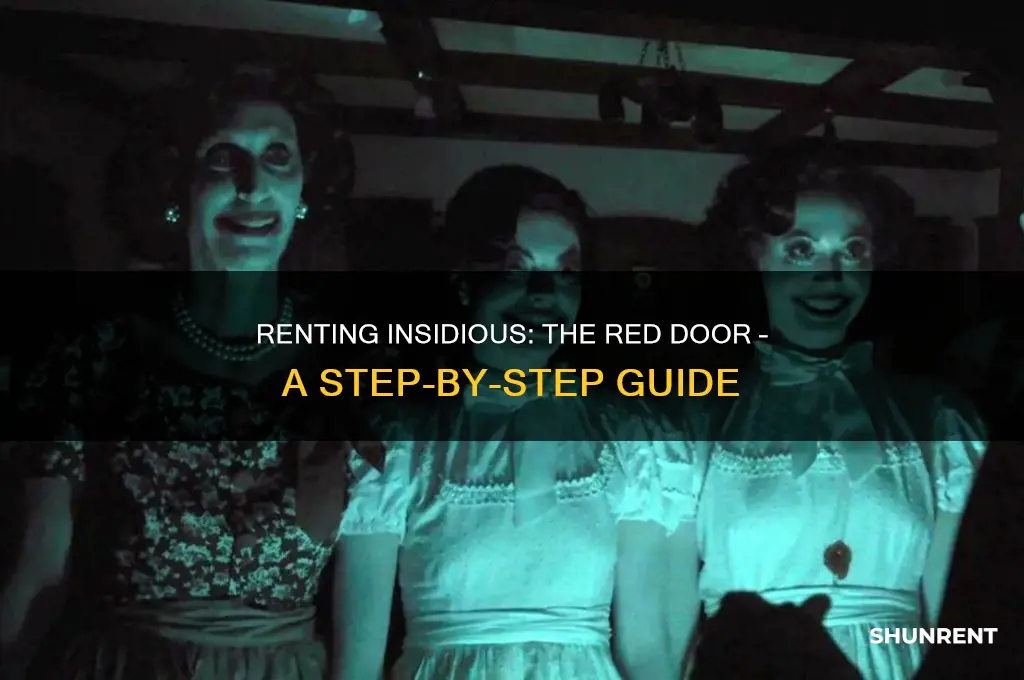 how to rent insidious the red door