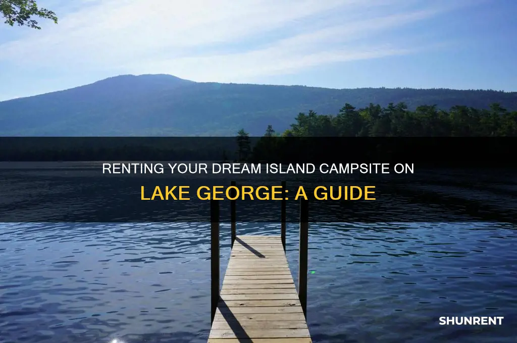 how to rent island campsite on lake george