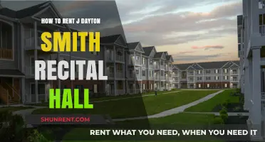Renting J. Dayton Smith Recital Hall: A Step-by-Step Guide