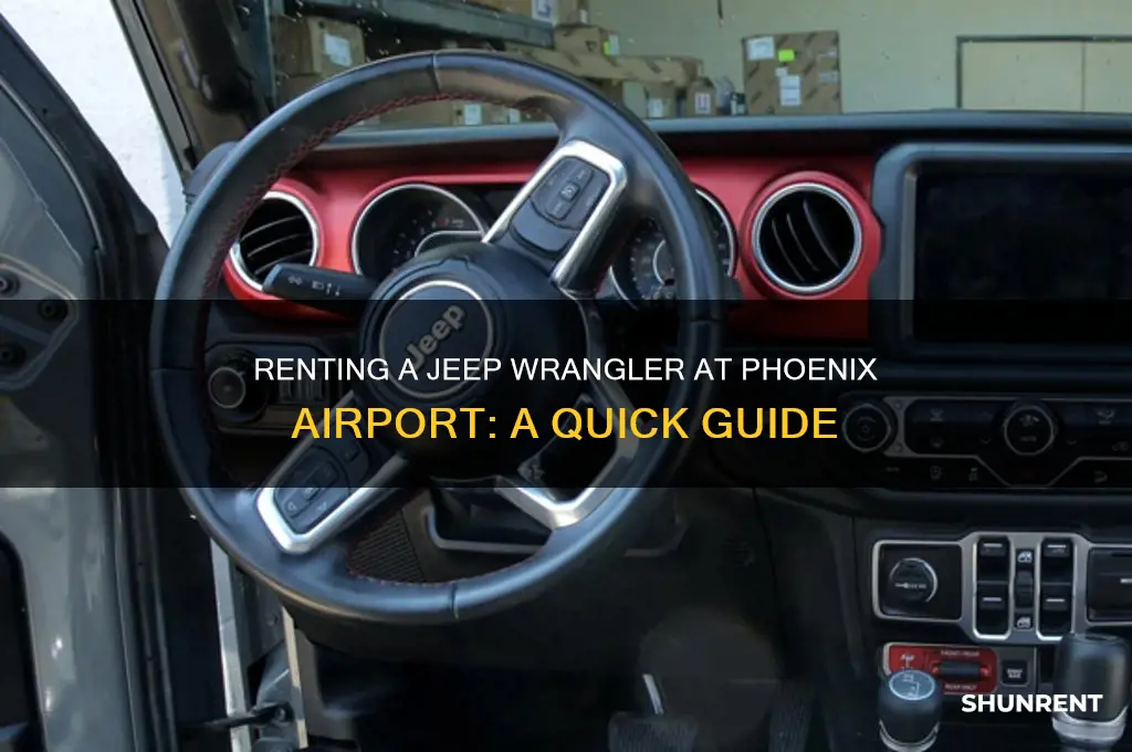 how to rent jeep wrangler at phoenix airport