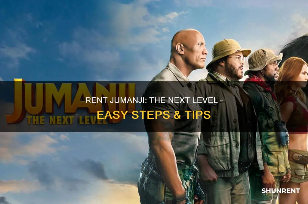 how to rent jumanji the next level