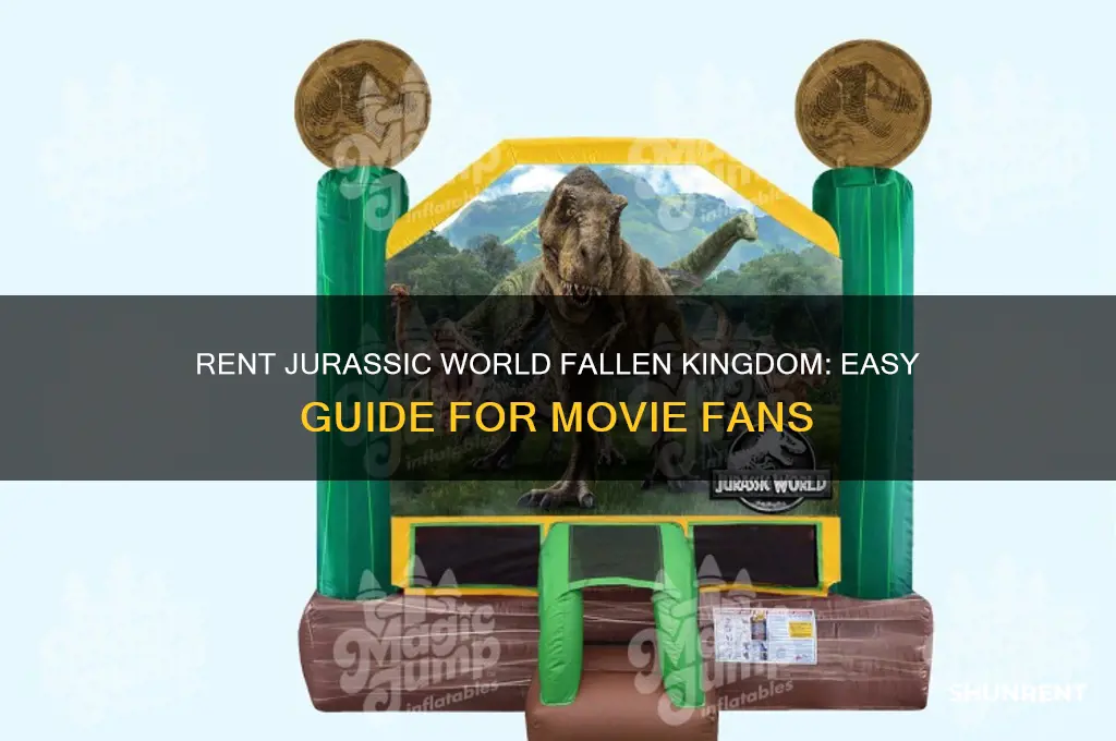 how to rent jurassic world fallen kingdom