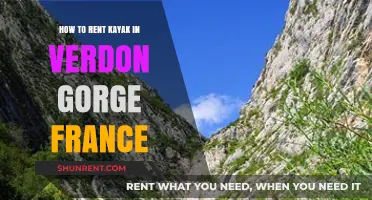Renting a Kayak in Verdon Gorge, France: A Beginner's Guide