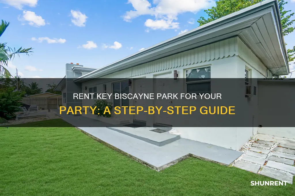 how to rent key biscayne park for party