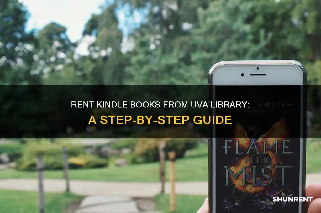 how to rent kindle books from uva library