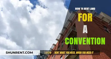 Renting Land for Conventions: A Step-by-Step Guide to Success