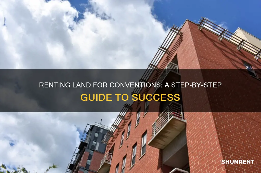how to rent land for a convention